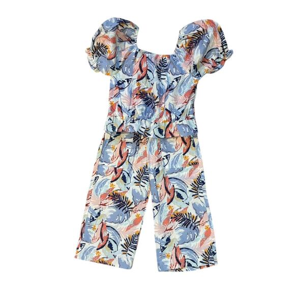 Vince Camuto Tropical 2 Piece Outfit Toddler Girl 2T - Picture 2 of 5